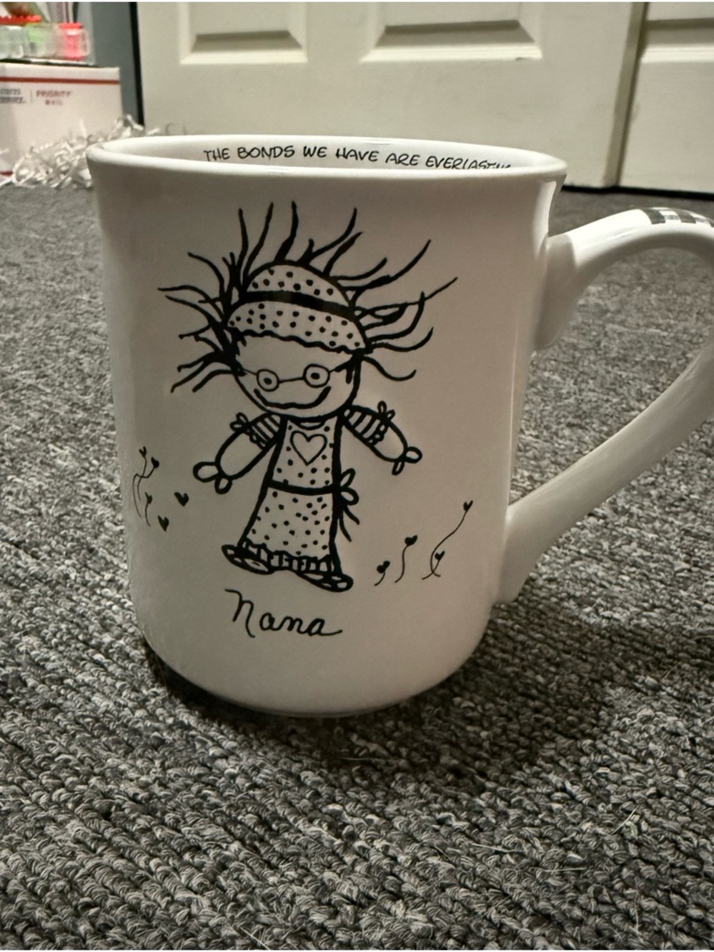 Enesco White Mug with Black 'Children of the Inner Light' Logo